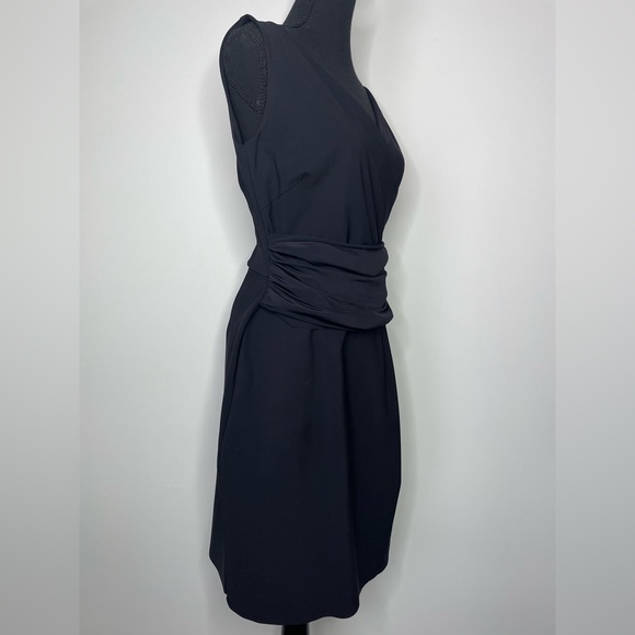 CHIARA BONI La Petite Robe Sleeveless Above-Knee Black Dress Women’s Size 16 - Picture 4 of 10
